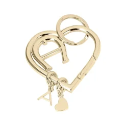 Aigner Keychains & Key Cases-Heart keychain gold coloured