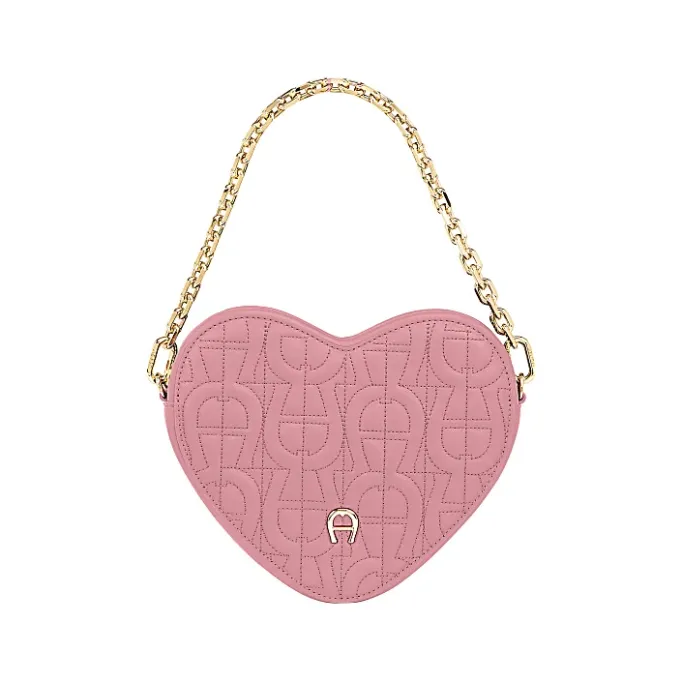 Aigner Bags-Heart Pouch Morning Rose