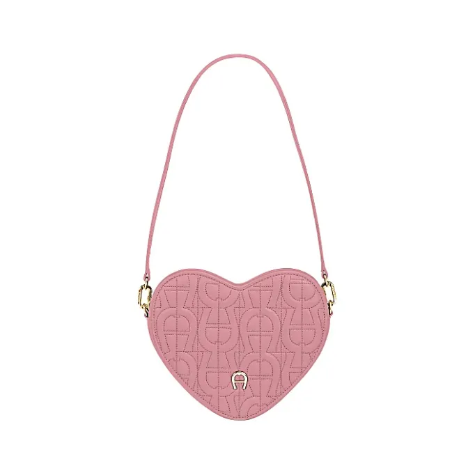 Aigner Bags-Heart Pouch Morning Rose