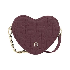 Aigner Bags-Heart Pouch port red
