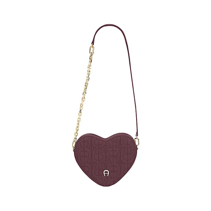 Aigner Bags-Heart Pouch port red