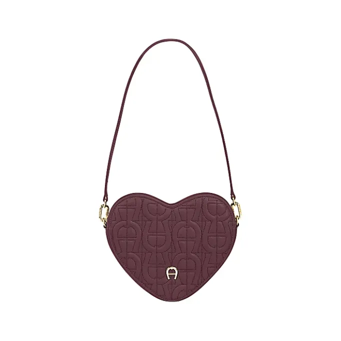 Aigner Bags-Heart Pouch port red