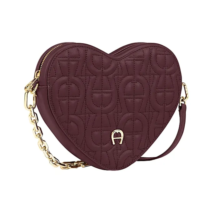 Aigner Bags-Heart Pouch port red