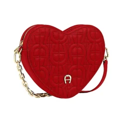 Aigner Bags-Heart Pouch lipstick red