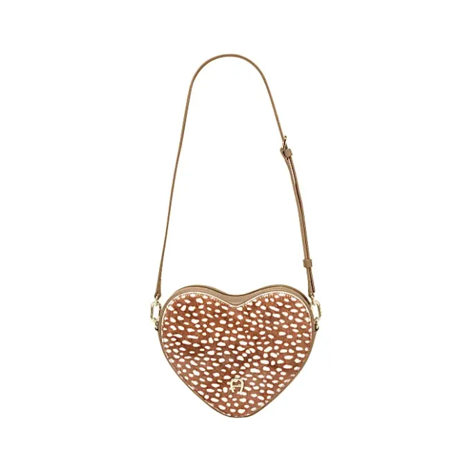Aigner Bags-Heart Pouch Puntina Oat Beige