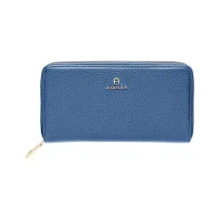 Aigner Wallets-Ivy Bill and Card Case Porcelain Blue