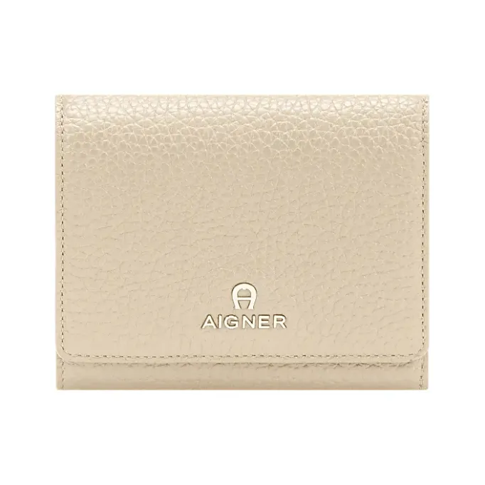Aigner Wallets-IVY combination wallet macadamia white