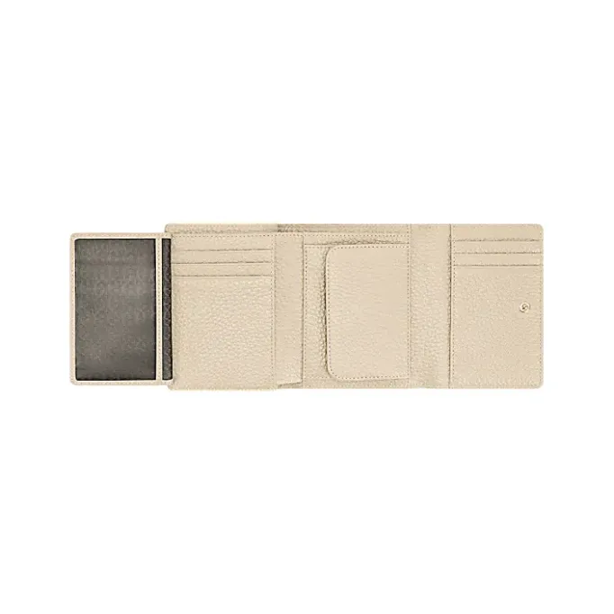 Aigner Wallets-IVY combination wallet macadamia white