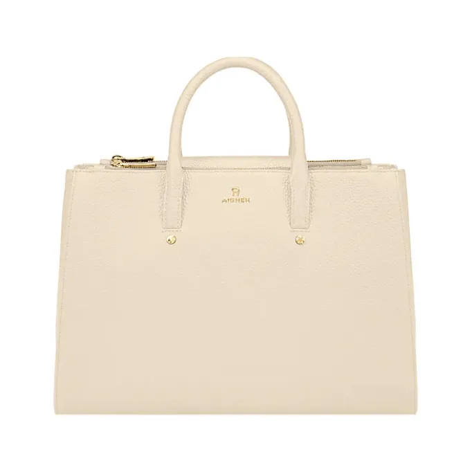 Aigner Bags-Ivy handbag L macadamia white