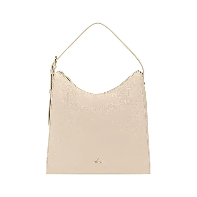 Aigner Bags-IVY Hobo bag L macadamia white