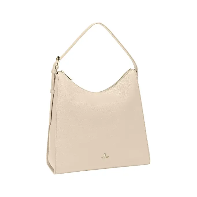 Aigner Bags-IVY Hobo bag L macadamia white