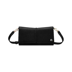 Aigner Leather Accessories-Kayla Wallet on Strap black