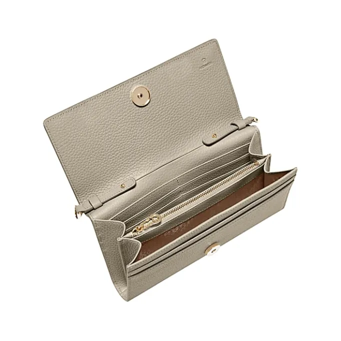 Aigner Leather Accessories-Kayla Wallet on Strap alpaca beige