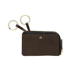 Aigner Keychains & Key Cases-KEY CASE ebony