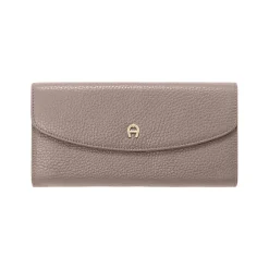 Aigner Wallets-Leather Banknote & Card Case taupe