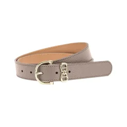 Aigner Belts-Logo belt 3 cm taupe