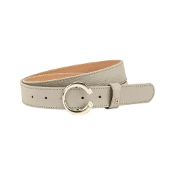 Aigner Belts-Logo belt 3 cm alpaca beige