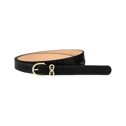 Aigner Belts-Logo belt 2 cm black