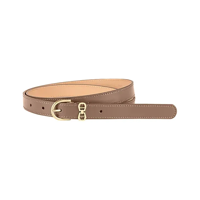 Aigner Belts-Logo belt 2 cm Oat Beige