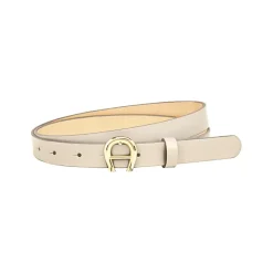 Aigner Belts-Logo Belt 2 cm macadamia white