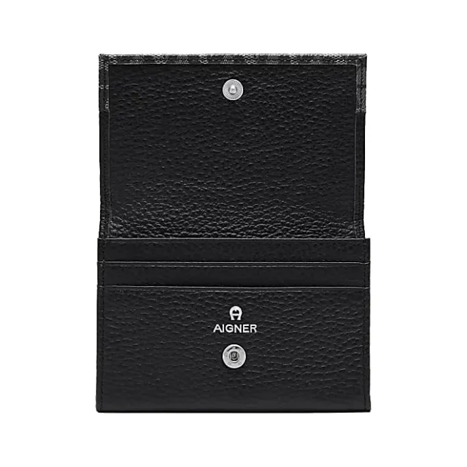 Aigner Wallets-Logo Card Case black
