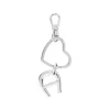 Aigner Keychains & Key Cases-Logo Keychain with heart