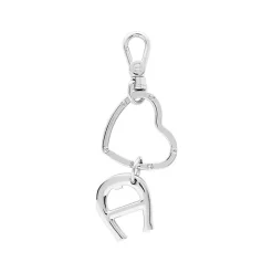 Aigner Keychains & Key Cases-Logo Keychain with heart
