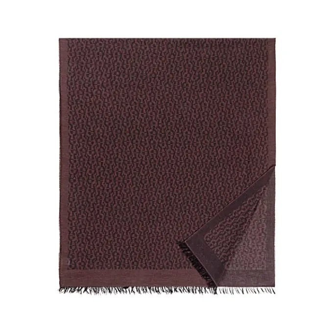 Aigner Foulards|Foulards-Logo scarf port red
