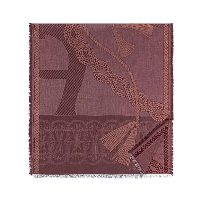 Aigner Foulards-LOGO Stola M port red