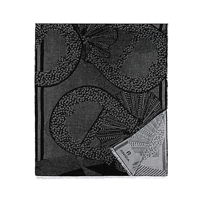 Aigner Foulards-LOGO Stola M black