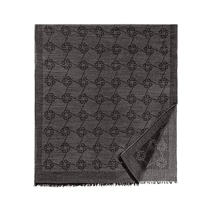 Aigner Foulards-Logo stole acacia brown