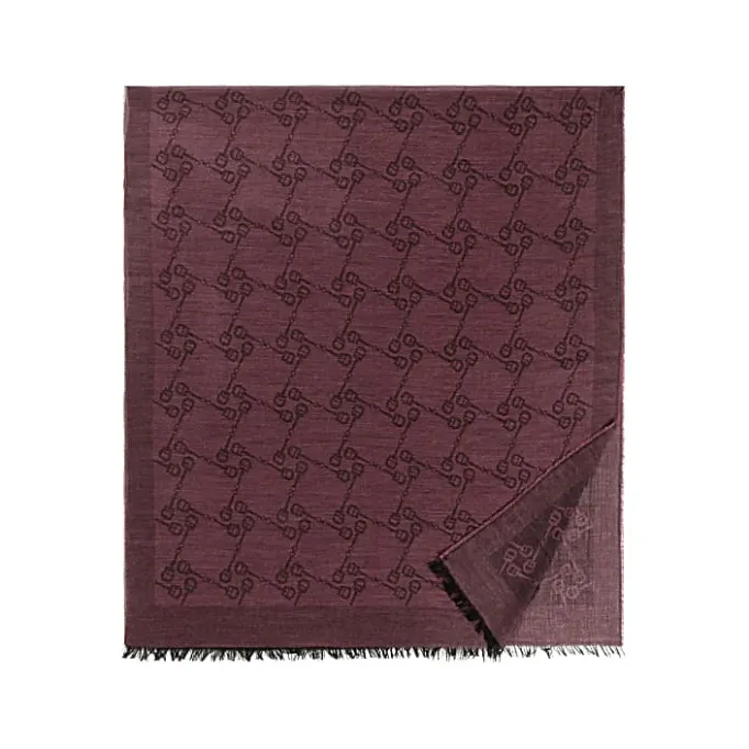 Aigner Foulards-Logo stole port red
