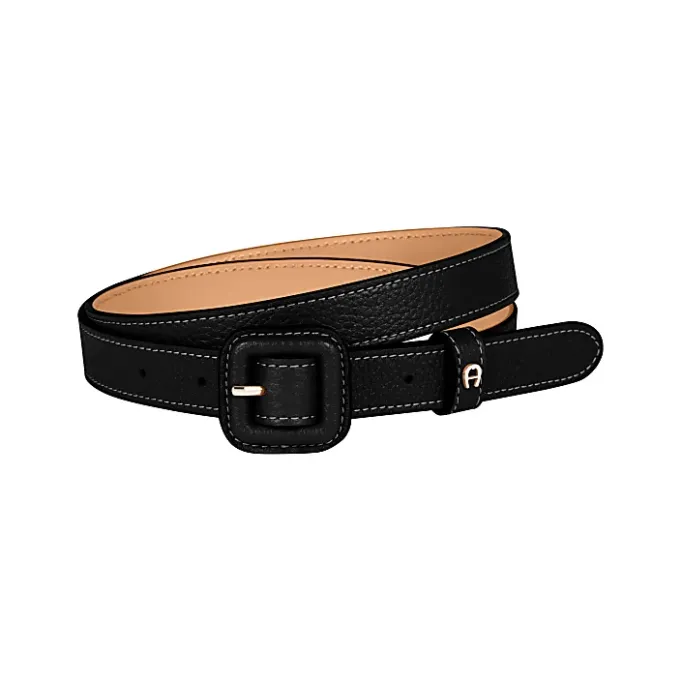 Aigner Belts-Miranda belt 2 cm black