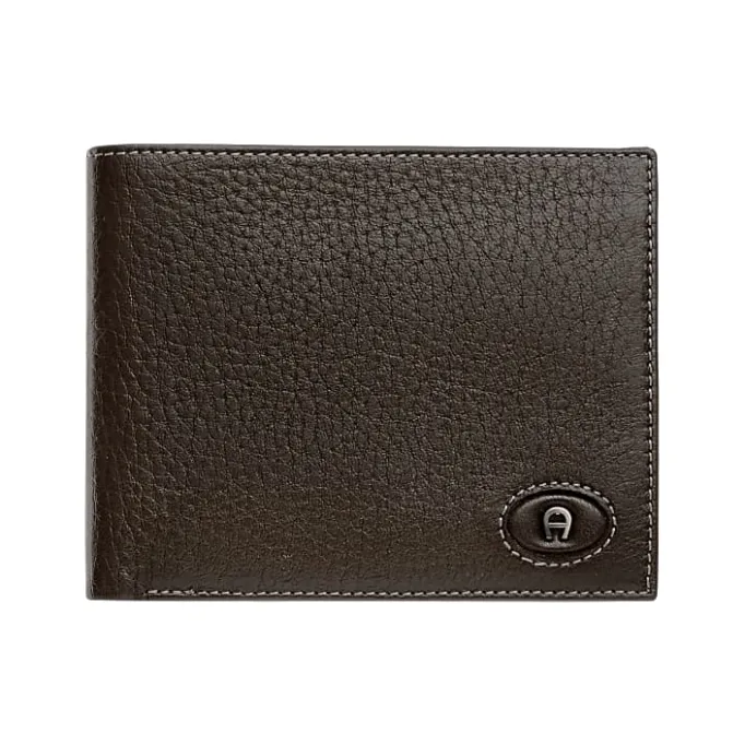 Aigner Wallets-NORTHERN LIGHTS COMBINATION WALLET ebony
