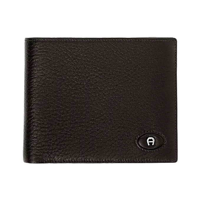 Aigner Wallets-NORTHERN LIGHTS COMBINATION WALLET ebony