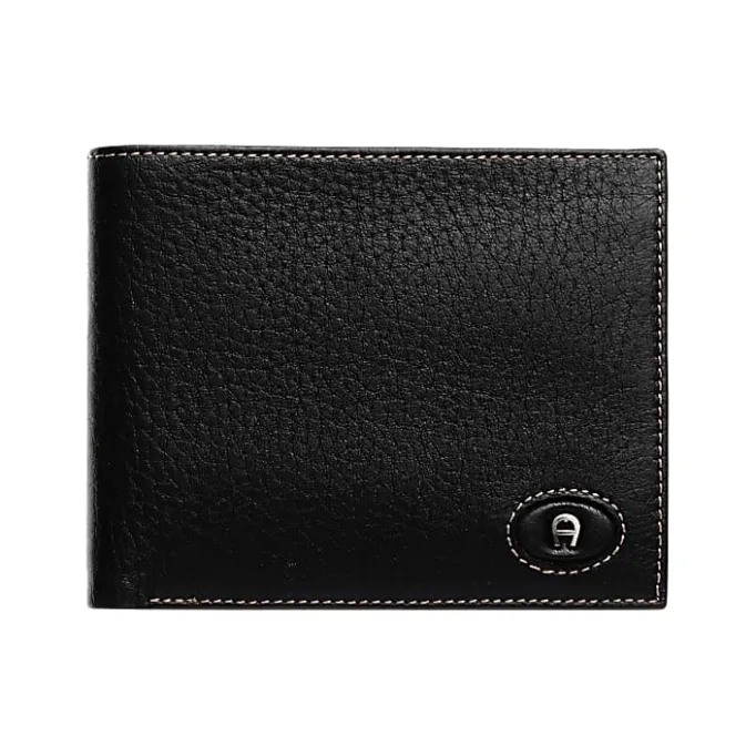 Aigner Wallets-NORTHERN LIGHTS COMBINATION WALLET black