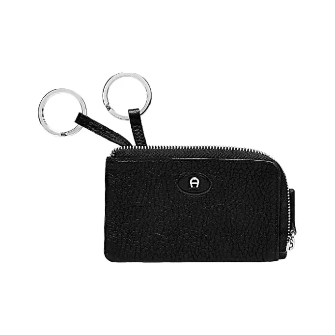 Aigner Keychains & Key Cases-NORTHERN LIGHTS KEY CASE black