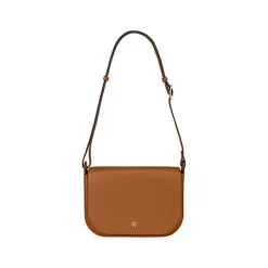 Aigner Bags-Pura shoulder bag M cognac brown