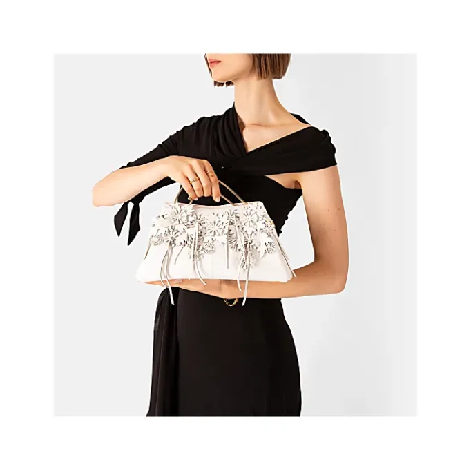 Aigner Bags-ROSALIA Evening Bag S cotton white