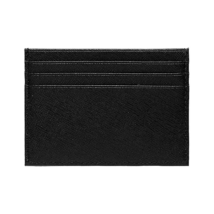 Aigner Wallets-Saffiano Card Case black