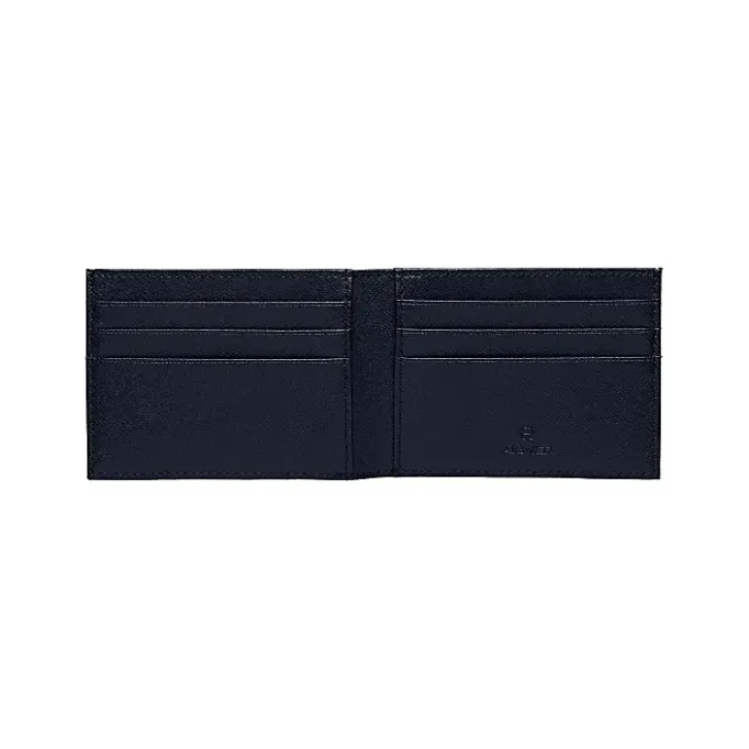 Aigner Wallets-Saffiano Wallet midnight Blue