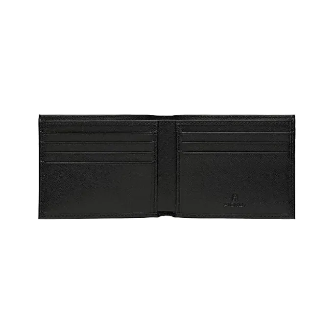 Aigner Wallets-Saffiano Wallet black