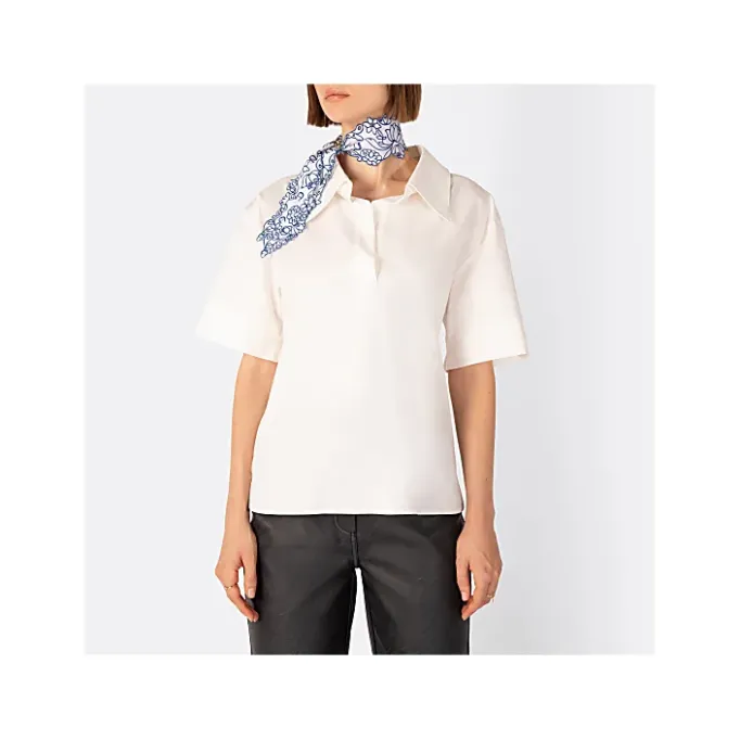 Aigner Foulards-SEASONAL Bandana S cotton white