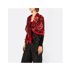 Aigner Foulards-Seasonal stole lipstick red