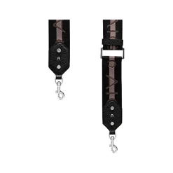 Aigner Leather Accessories|Straps-Textile Shoulder Strap Logo black