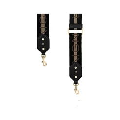 Aigner Leather Accessories|Straps-Textile Shoulder Strap Logo black