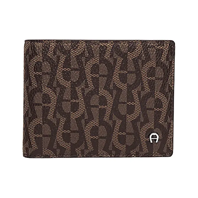 Aigner Wallets-Wallet Logo port red