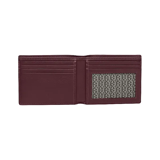 Aigner Wallets-Wallet Logo port red