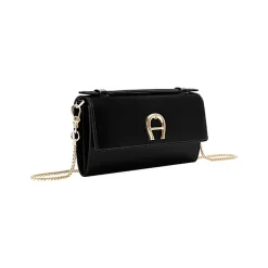 Aigner Leather Accessories-Wallet on Chain black