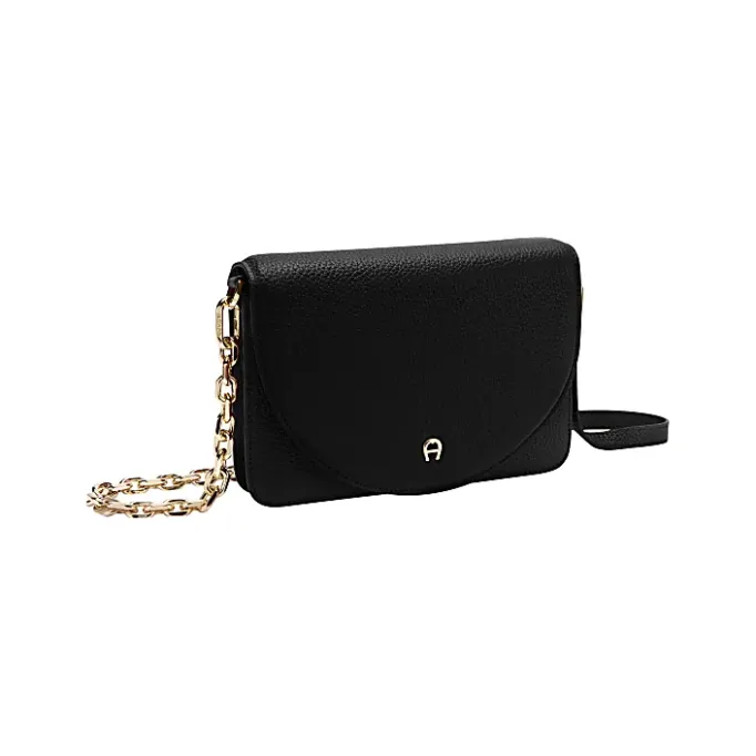 Aigner Leather Accessories-Wallet on Chain black